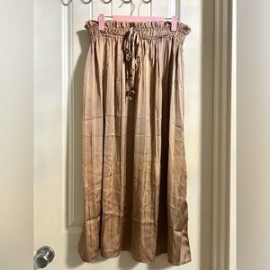 Magaschoni Tan Maxi Skirt